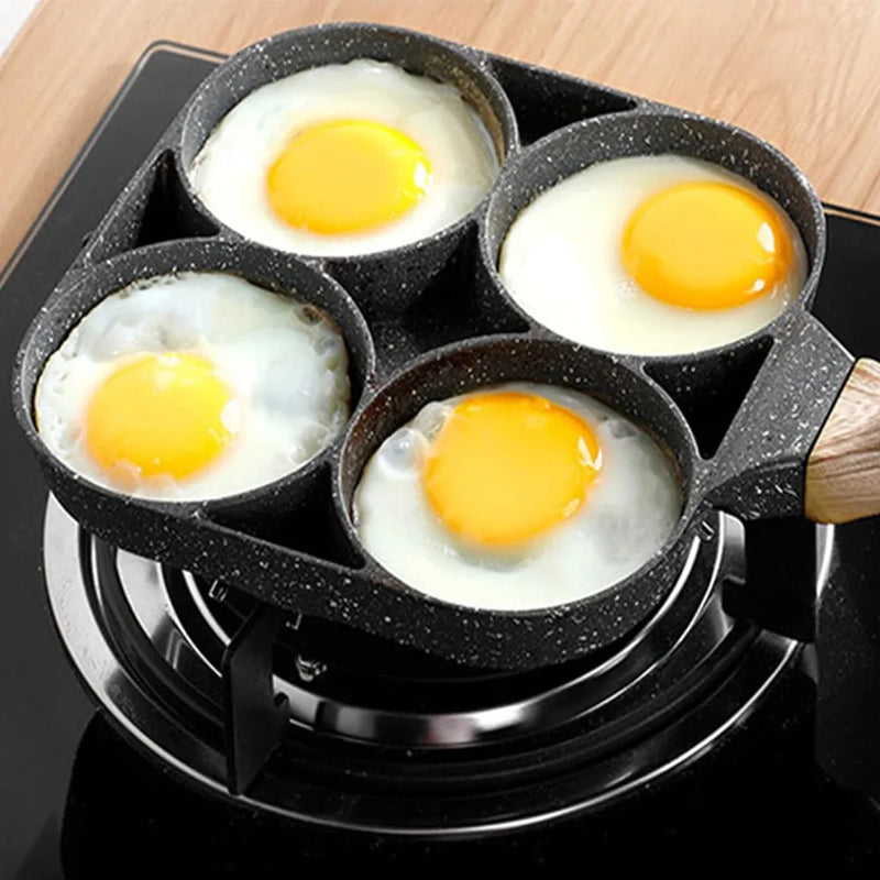 Sartén Antiadherente Sartén Para Huevos Sartén Para Panquequ Color 4 hole