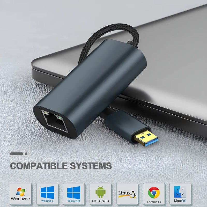 Tarjeta Convertidor Adaptador Usb 2.0 A Rj45 Red Lan 10/100