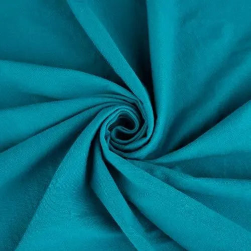 Sábana Ajustable Para Moisés 100% Algodón Teal 15 X 33, Usa
