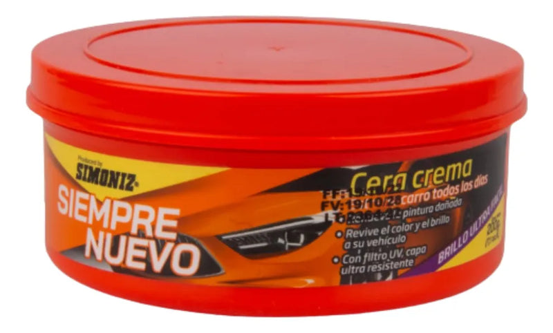 Shampoo Brillo Simoniz Siempre Nuevo Cera Y Esponja