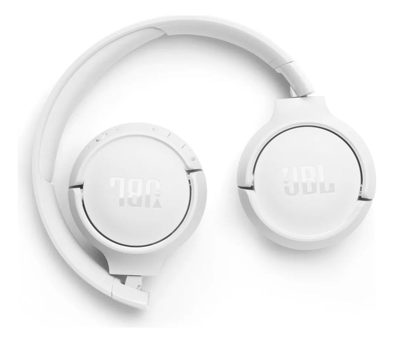 Audifonos Jbl Tune 520 Bt Bluetooth On Ear Color Blanco Luz Rojo