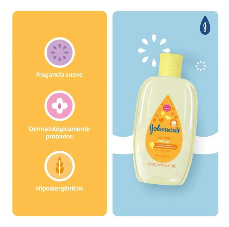 Colonia Johnson Sonrisas Bebé 200 Ml