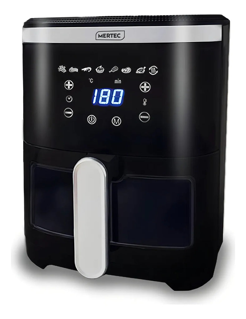 Freidora de aire digital Mertec 4.2L color negro