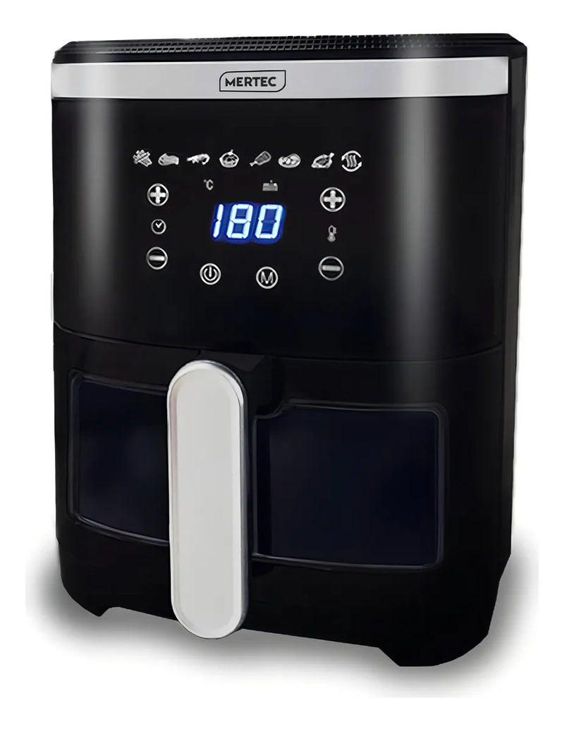 Freidora de aire digital Mertec 4.2L color negro