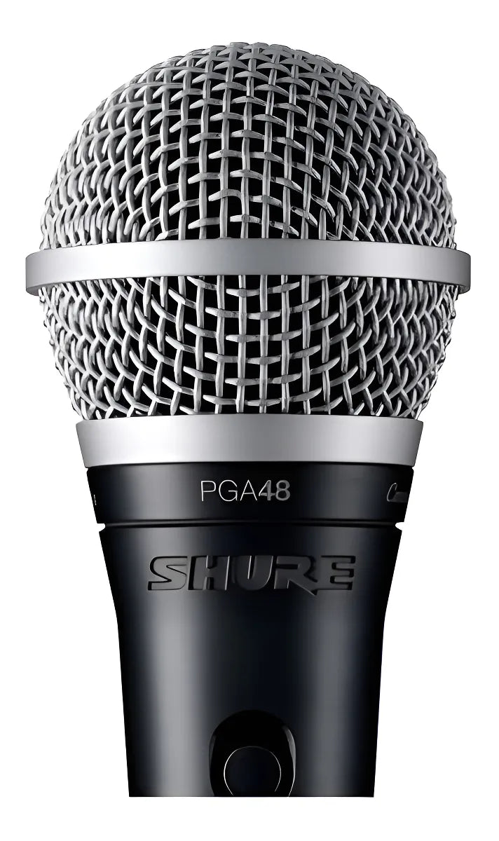 Micrófono Dinámico Shure Pga48 Vocal Cardioide Profesional Color Negro