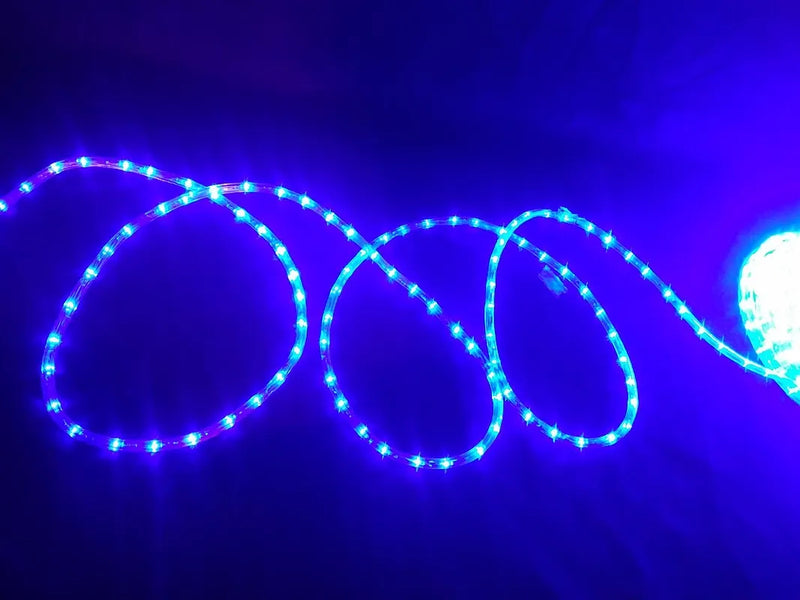 Manguera Led 3 Vias Luces Navideñas X 20mt Azul