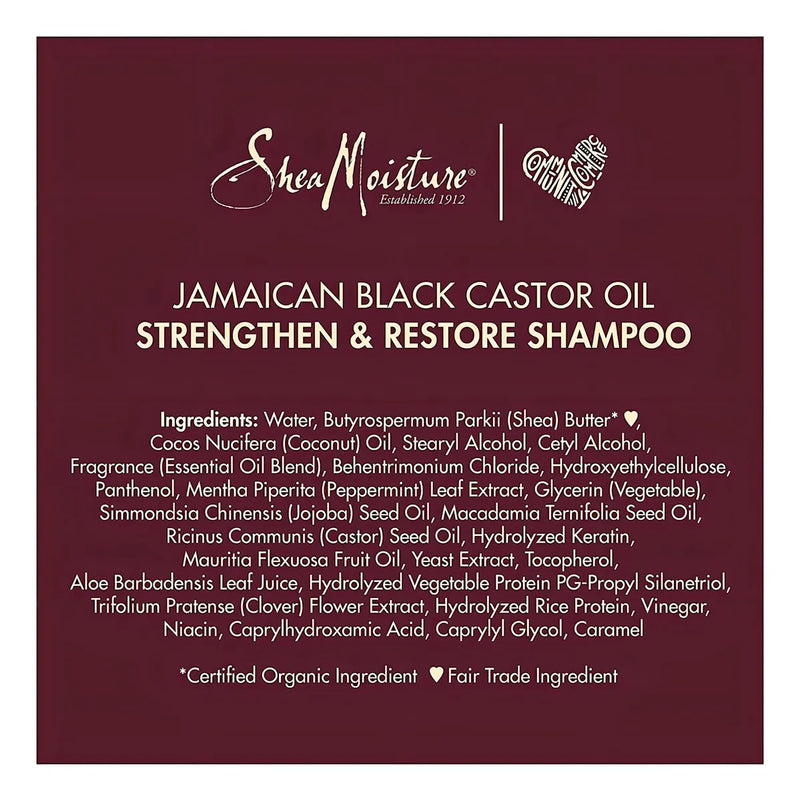 Shampoo Shea Moisture Jamaica Black Castor Oil Cabello Curl