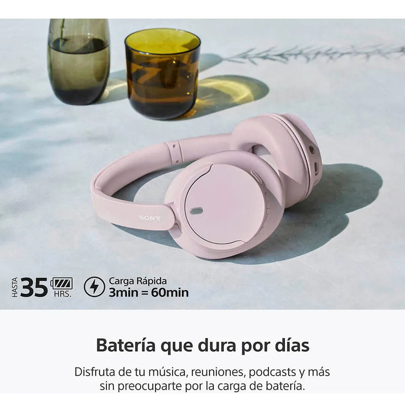 Audífonos Inalámbricos Con Noise Cancelling Wh-ch720n Color Rosado