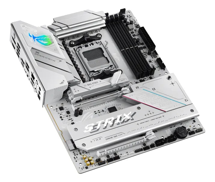 Tarjeta Madre Asus Rog Strix B850-a Gaming Wifi Am5 Pcie 5.0 Color Blanco