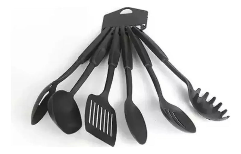 Juego De Ollas Y Sartenes Antiadherentes Juego De Utensilios Negro