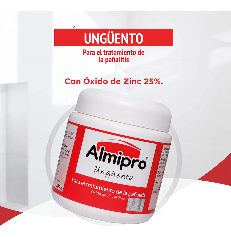 2 Cremas Antipañalitis Almipro 500g