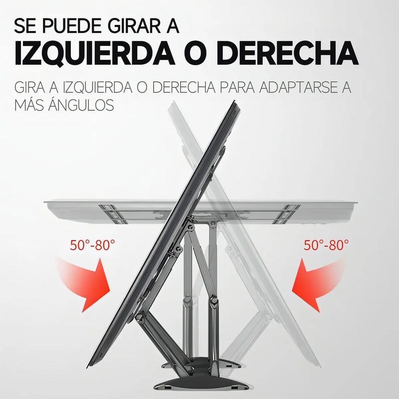 Soporte Pantalla Gc P6 Tv Ajustable Reclinable 45-75 45.5kg Color Negro