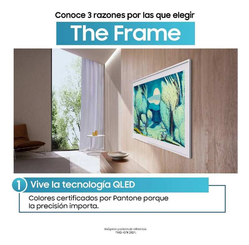 Tv Samsung Frame 55 Qled + Parlante Smart Music + Marco