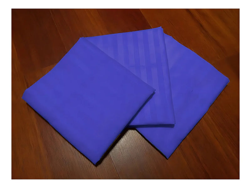 X2 Fundas Para Almohadas De Microfibra 70x50 Color Azul Fundas De Almohadas Azul
