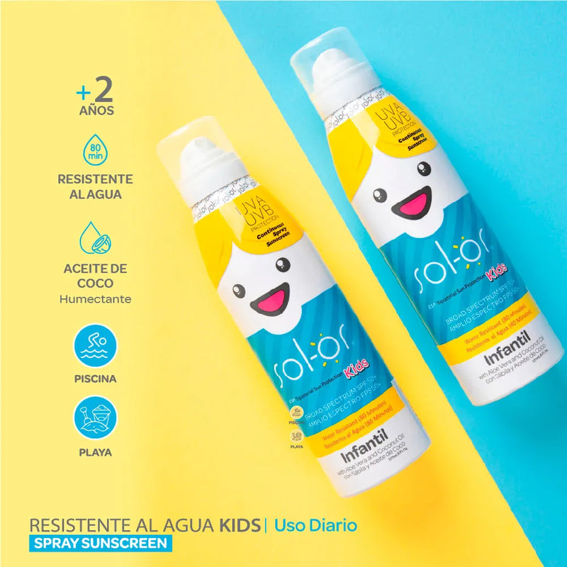 Kids Broad Spectrum Spf 50+ Continuous - Solor