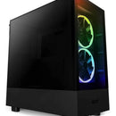 Gabinete Nzxt H5 Elite Cristal Templado 2 Fans Cc-h51eb-01 Color Negro