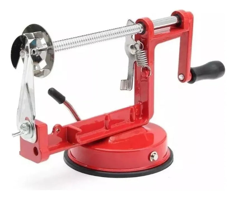 Pelador Papa En Espiral Espiropapa Verduras Cocina Rojo