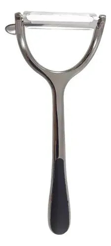 Pelador Papa Fruta Y Verdura Acero Inoxidable Antideslizante Plateado