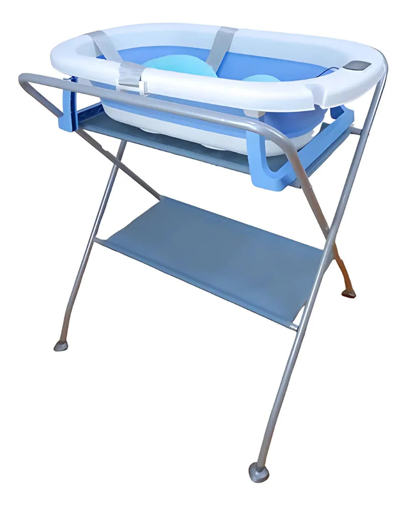 Soporte De Bañera Y Cambiador Gris Soporte De Bañera Y Cambiador