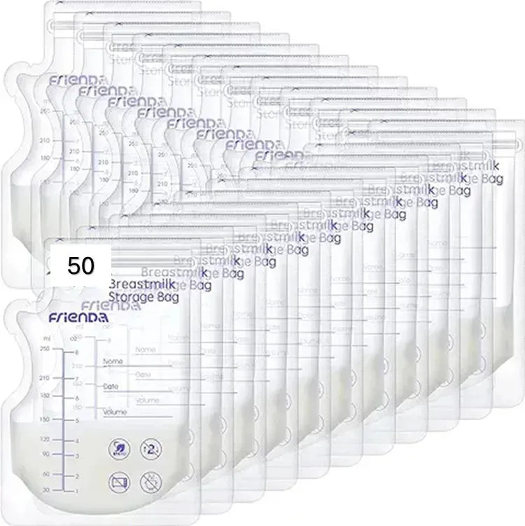 Paquete 50 Unidades Bolsas De Almacenamiento Leche Materna