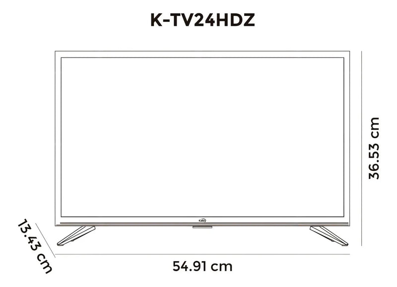 Tv Kalley 24 Pulgadas 60 Cm K-tv24hdz Hd Led Tv