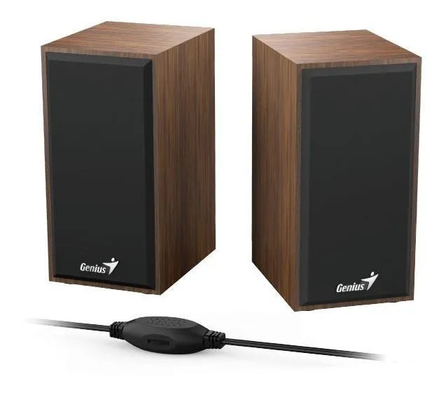 Parlantes Genius SP-HF180 Madera Genius