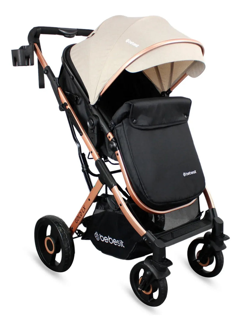 Coche Bebé Moises Gold Lx Bebesit Color Beige