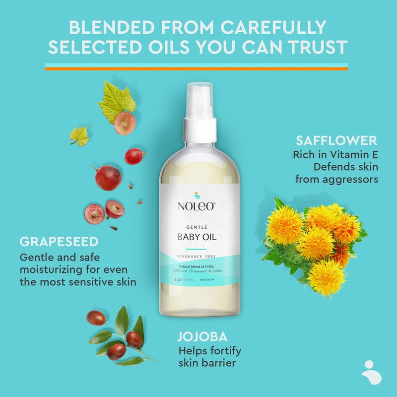Noleo Gentle Baby Oil - Aceite Calmante Para Bebés Recién.