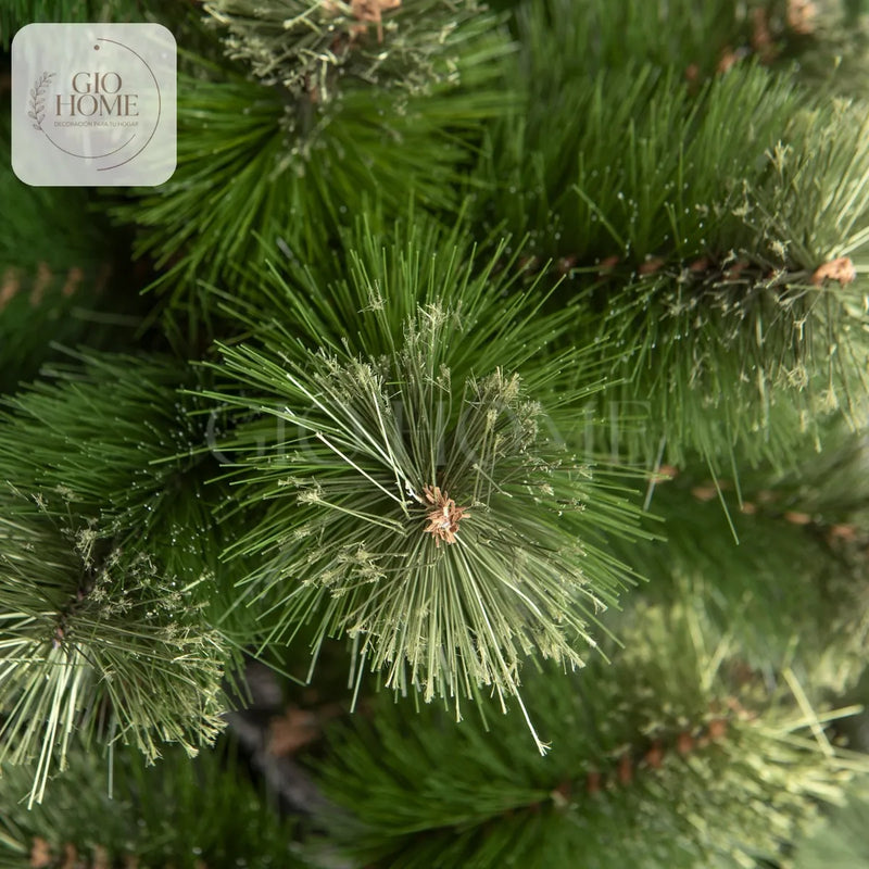 Arbol De Navidad Noruega 1.80m 338 Puntas Gio Home Pino Navideño Look Natural Base Metalica Artificial Para Decoracion Con Bolas Adornos Extension Cintas Bombillos Botas Campanas Luces Estrella Noel