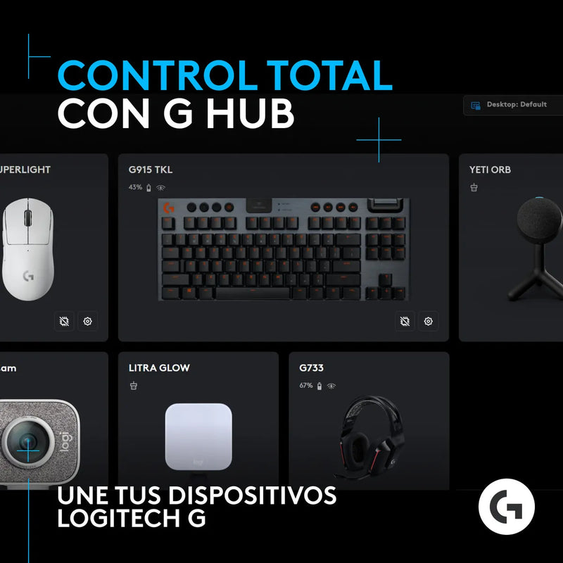 Micrófono De Condensador Logitech G Negro/rgb
