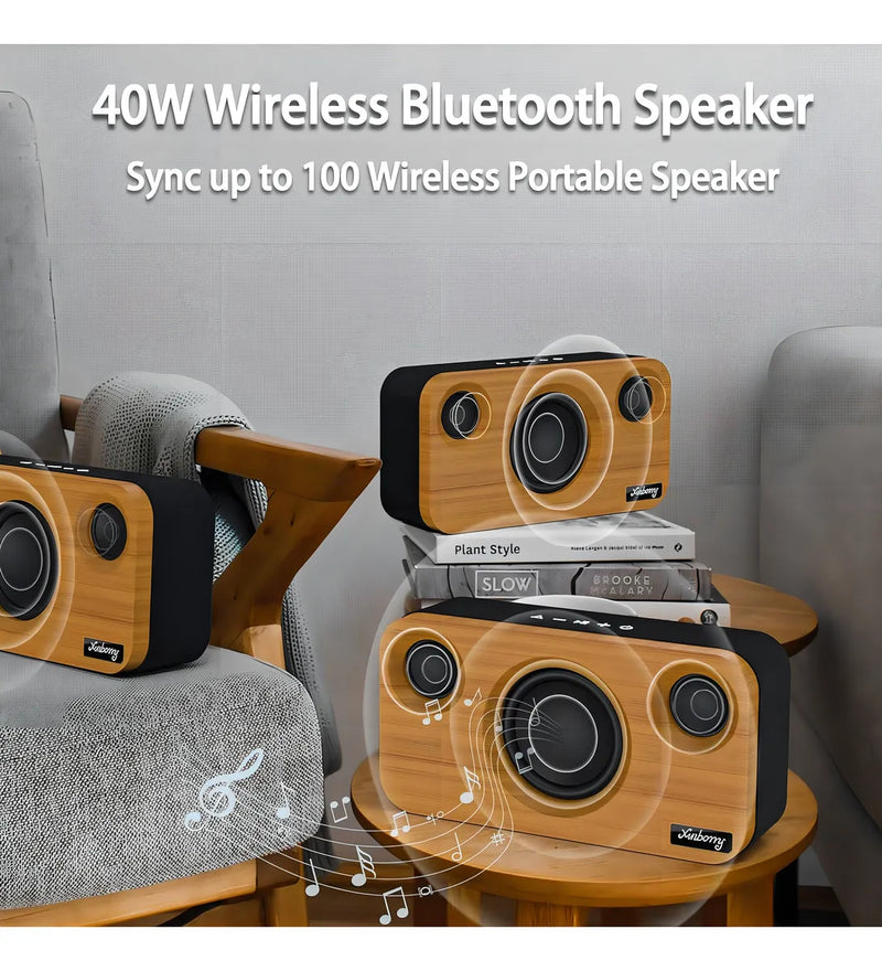 Altavoz Bluetooth Con Graves Profundos, Altavoz Portátil Ina