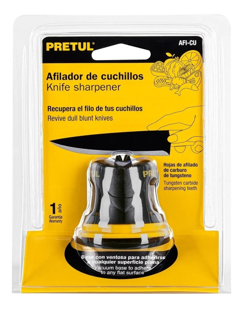 Afilador De Cuchillos Pretul 24140 Negro