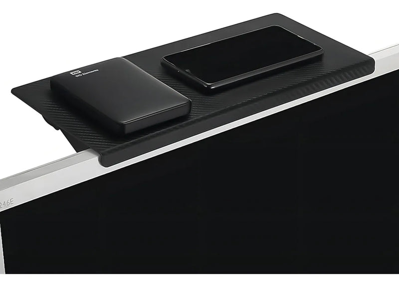 Soporte de estante ajustable para monitor y TV Ikaza, color negro