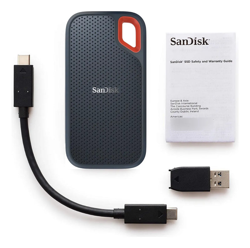 Disco sólido externo SanDisk Extreme SDSSDE61-2T00-G25 2TB negro