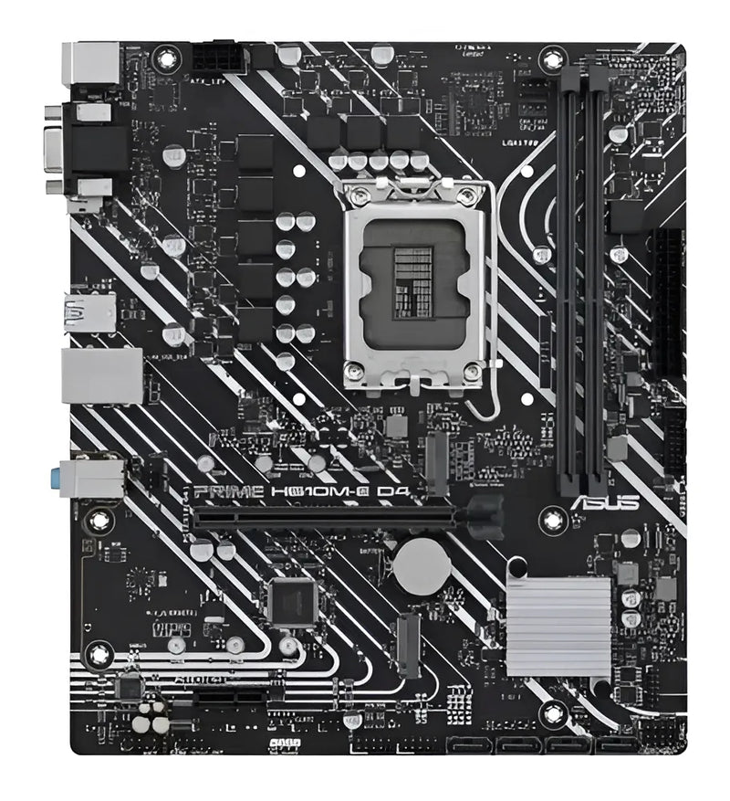 Motherboard Asus Prime H610m-e D4 Intel S1700 Ddr4 Acuario Color Negro
