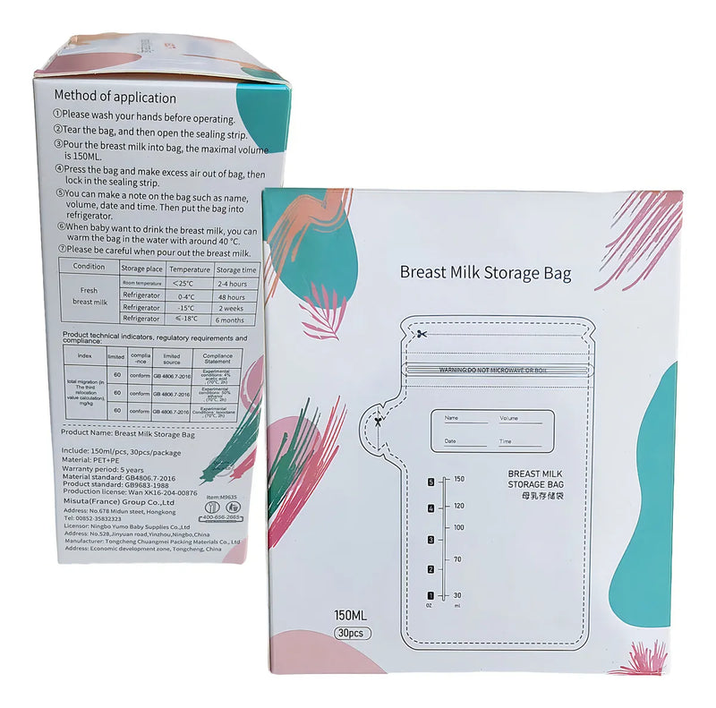 Bolsas Para Almacenar Leche Materna Kit De 30pzas 150ml