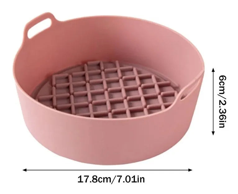 Molde Protector De Silicona Para Airfryer Freidora De Aire Aleatorio