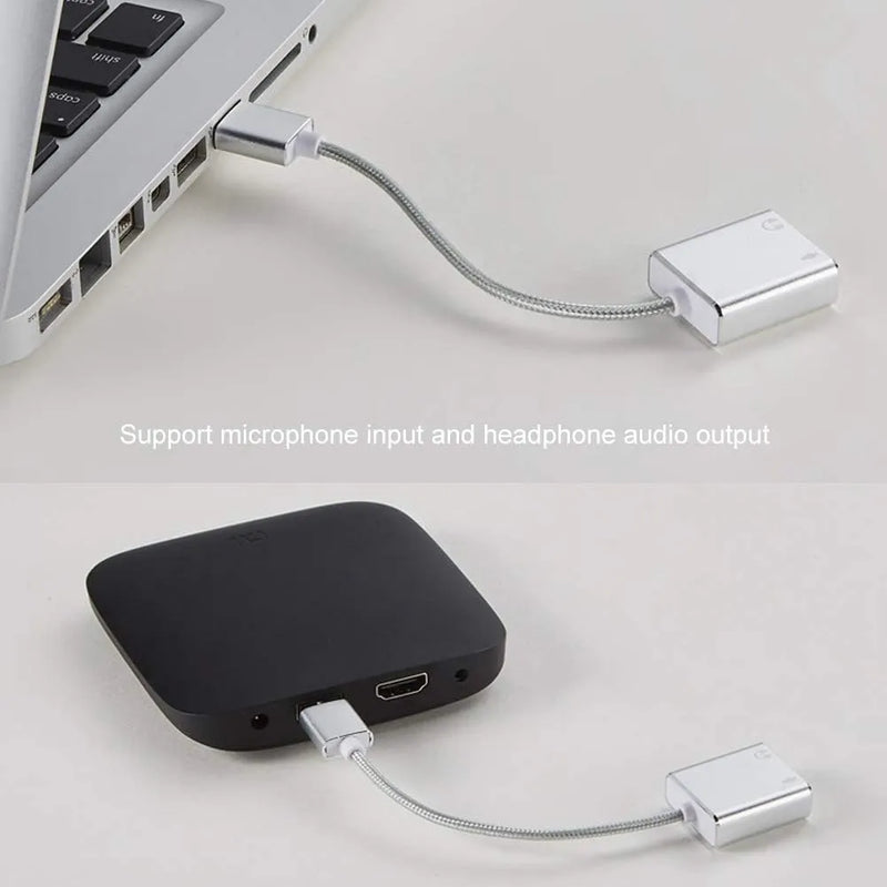 Adaptador De Sonido Tipo C - Plug Microfono- Plug Audifonos