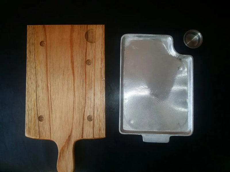 Tablas Para Carnes - Churrasco Paquete Por 6 Unidades. Liso Amarillo