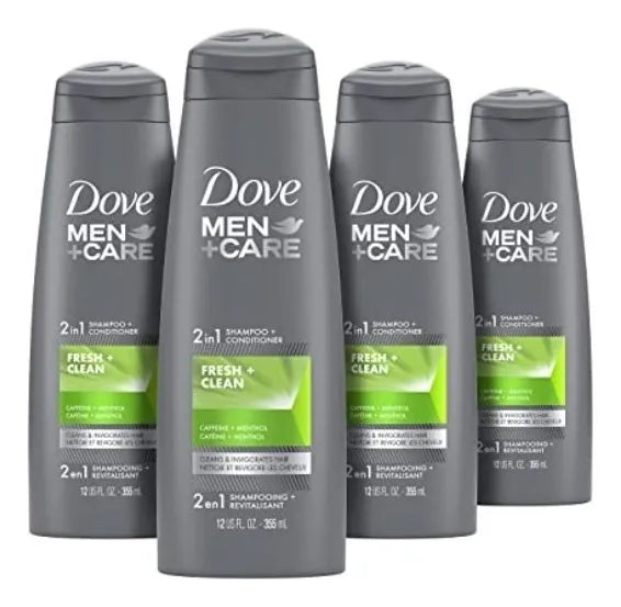 Dove Men+care Abrillanta Y Nutre Shampoo 2en1 355ml.