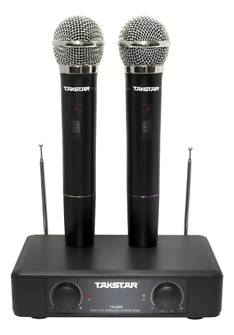Microfono Inalambrico Vhf Doble De Mano Takstar Ts2200
