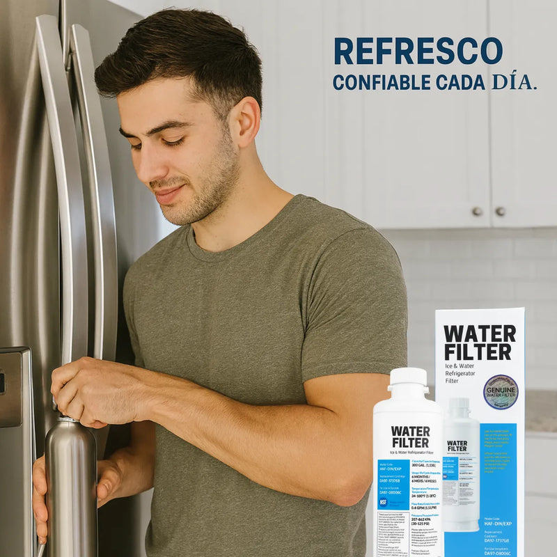 Filtro De Agua Para Samsung Repuesto Nevecon Da97-17376b X 2