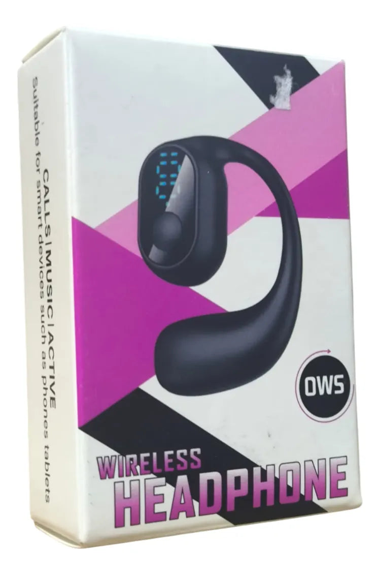 Audífono Monoauricular Oreja Inalámbrico Bluetooth Micrófono