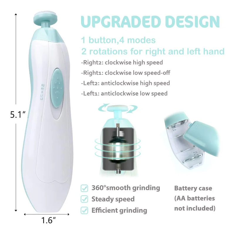Cortadora De Unas Para Bebe, Lima De Unas Electrica, Cortaun