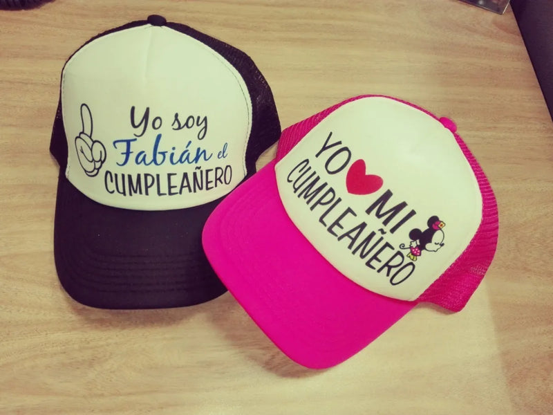 X18 Gorras De Malla Personalizada Publicitaria Negro Ajustable