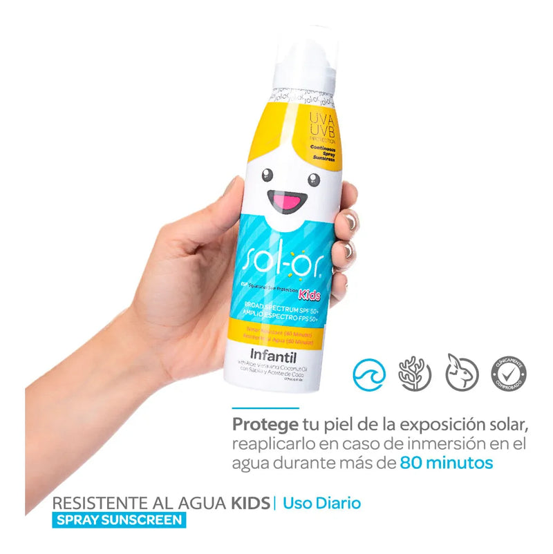 Kids Broad Spectrum Spf 50+ Continuous - Solor