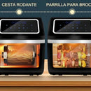 Freidora de aire Renahouse RH97 de 12L color negro