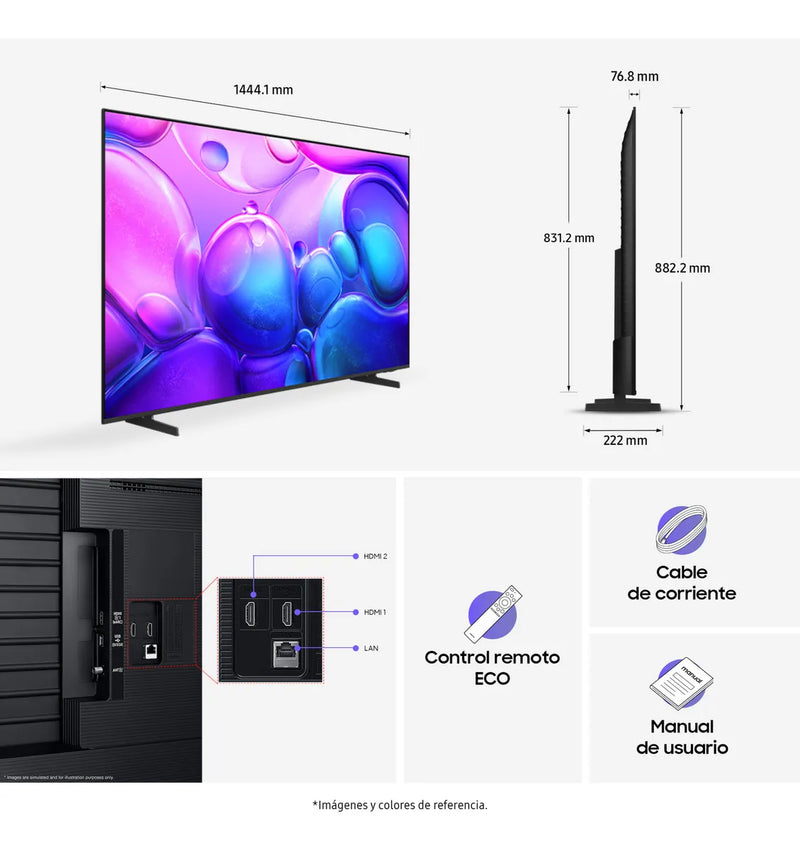 Televisor Samsung 65 Pulgadas Qled Q6f 4k Smart Tv (2025)