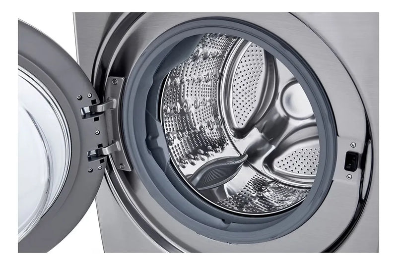 Lavadora Lg Carga Frontal 22 Kg 6 Motion Dd Thinq Plata Plateado