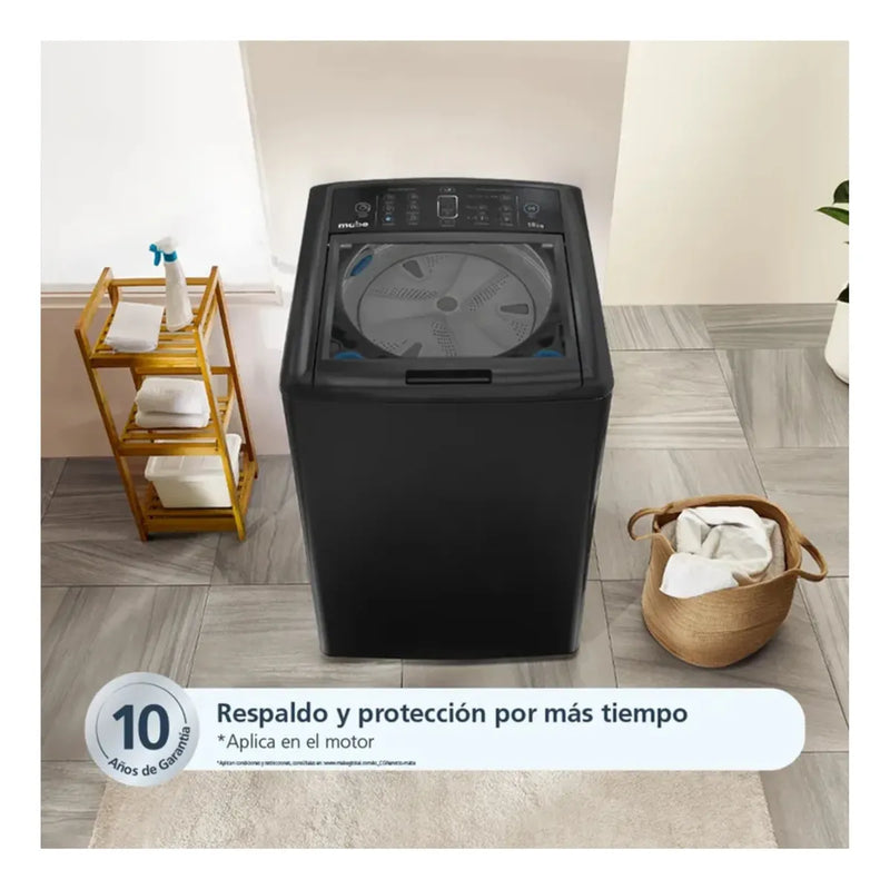 Lavadora Mabe Semiautomática Lmc48100wdab0 Diamond Gris